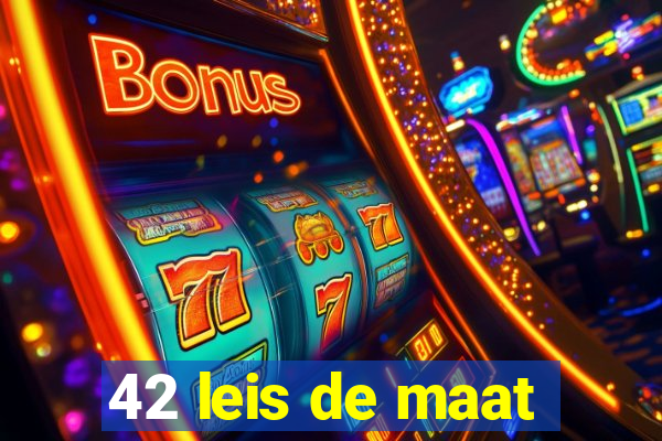 42 leis de maat