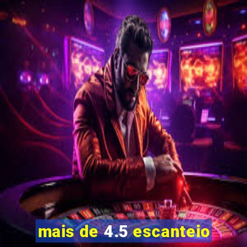 mais de 4.5 escanteio