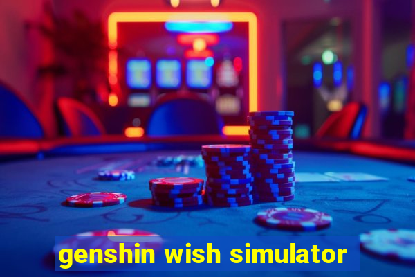 genshin wish simulator