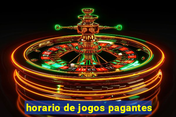 horario de jogos pagantes