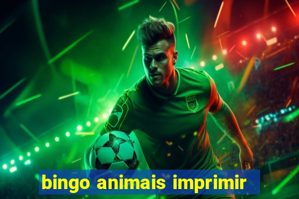 bingo animais imprimir