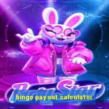 bingo payout calculator