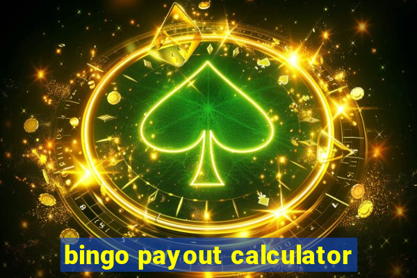 bingo payout calculator