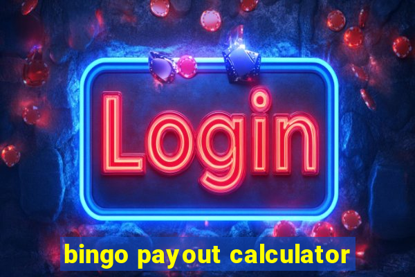 bingo payout calculator