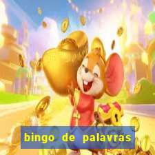 bingo de palavras cha de bebe