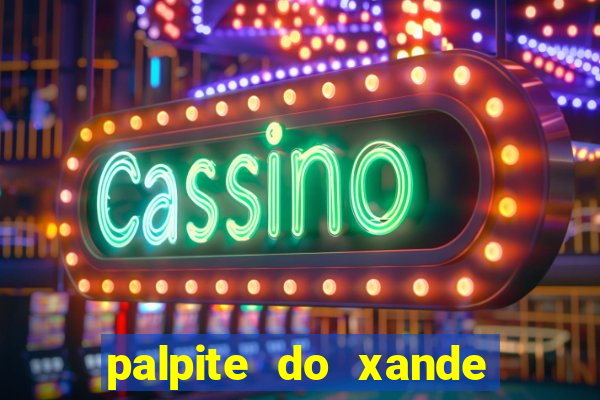 palpite do xande de hoje