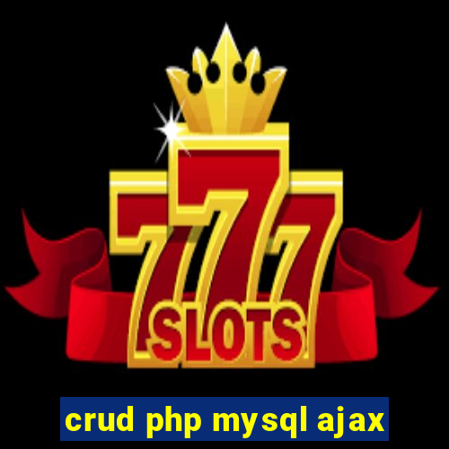 crud php mysql ajax