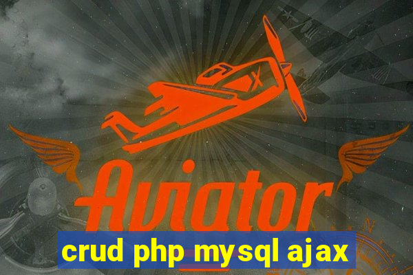 crud php mysql ajax