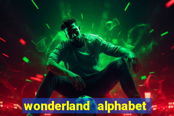 wonderland alphabet comic studio