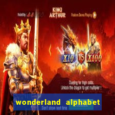 wonderland alphabet comic studio