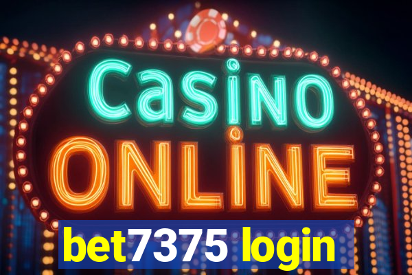 bet7375 login