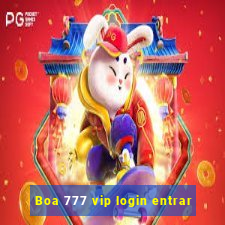 Boa 777 vip login entrar