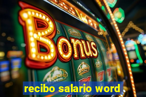 recibo salario word