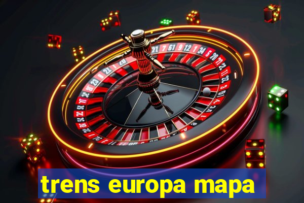 trens europa mapa