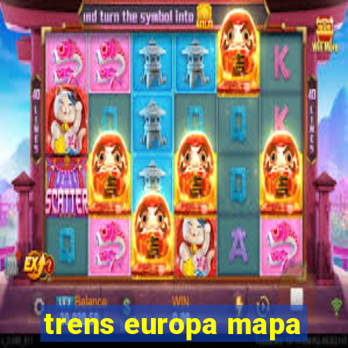 trens europa mapa