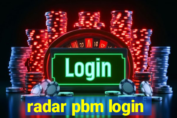 radar pbm login