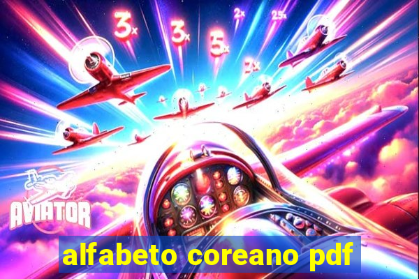 alfabeto coreano pdf