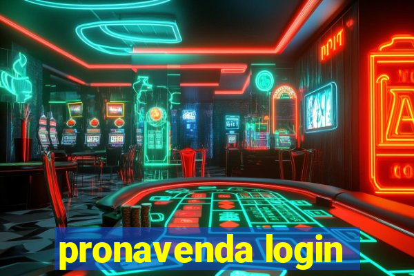 pronavenda login