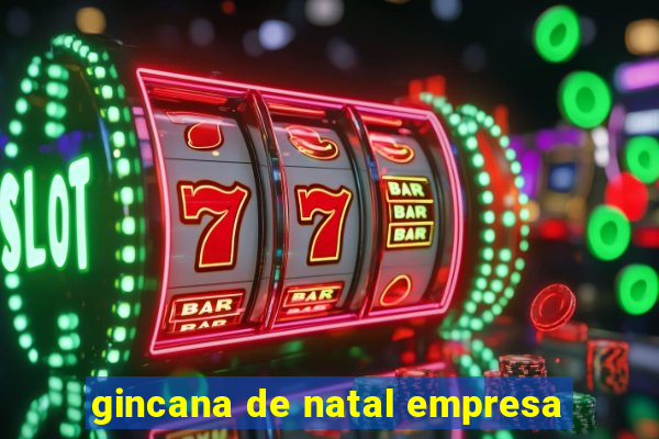 gincana de natal empresa