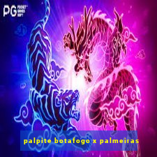 palpite botafogo x palmeiras