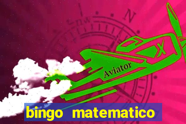 bingo matematico para ensino medio