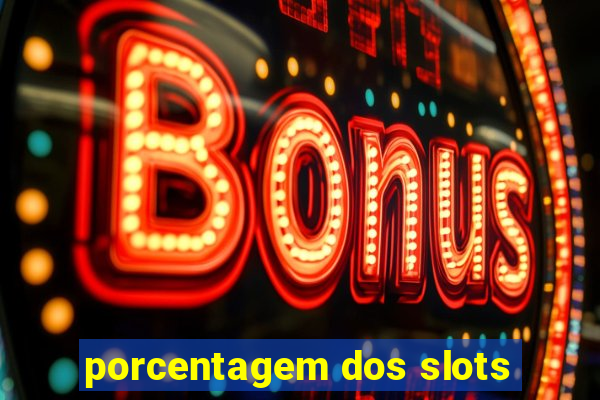 porcentagem dos slots