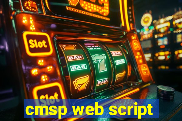 cmsp web script