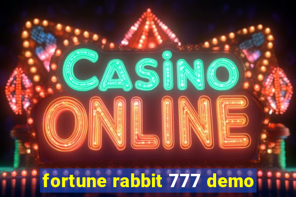 fortune rabbit 777 demo