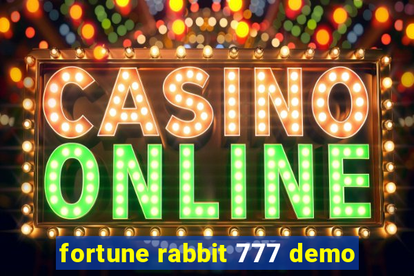 fortune rabbit 777 demo