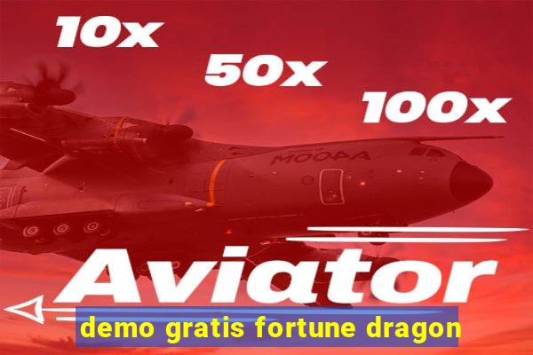 demo gratis fortune dragon