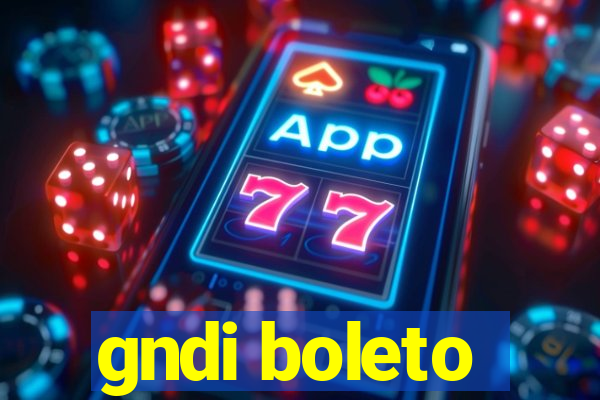 gndi boleto