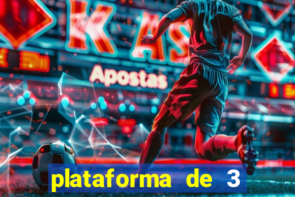 plataforma de 3 reais jogo