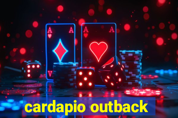 cardapio outback