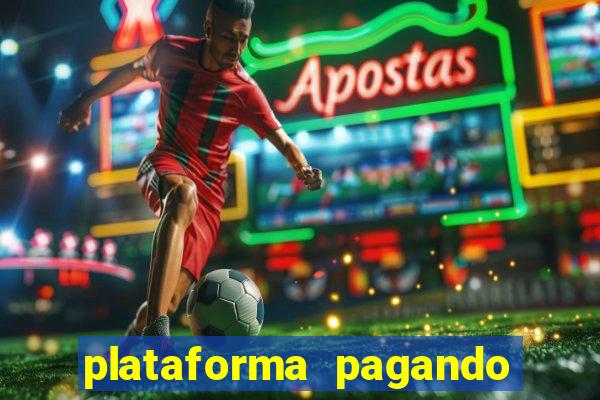 plataforma pagando bonus no cadastro