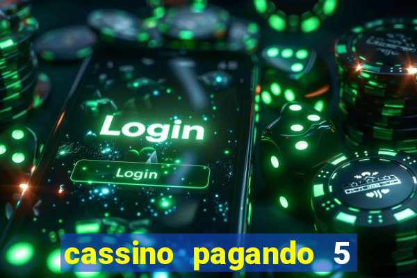 cassino pagando 5 reais no cadastro