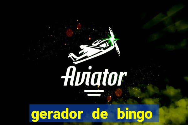 gerador de bingo cha de bebe