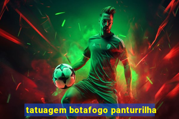 tatuagem botafogo panturrilha