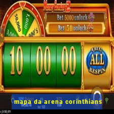 mapa da arena corinthians