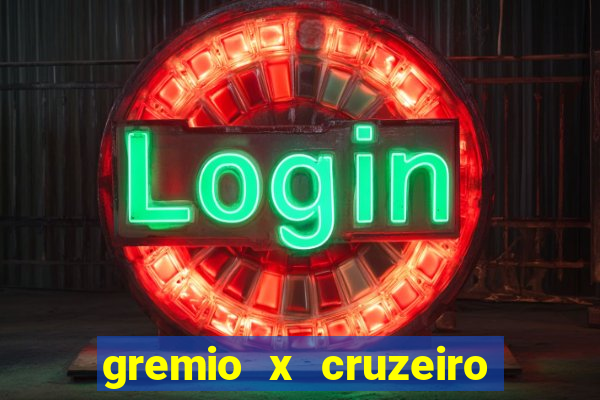 gremio x cruzeiro ao vivo hd