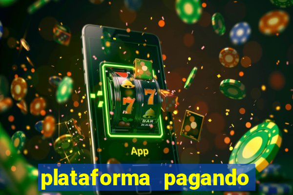 plataforma pagando no cadastro fortune tiger