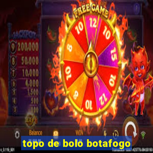 topo de bolo botafogo