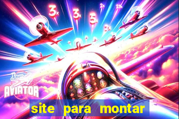 site para montar time de futebol