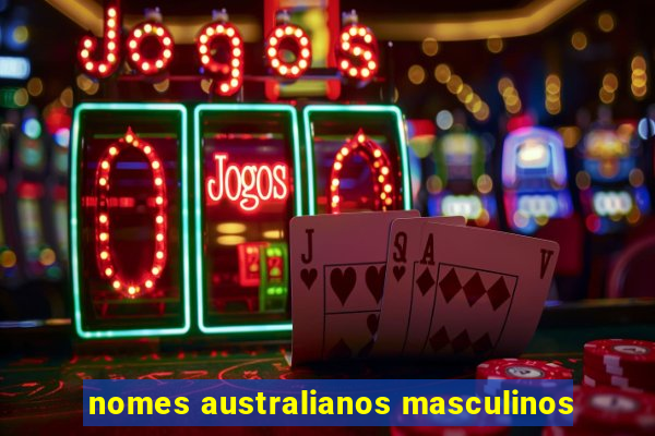 nomes australianos masculinos