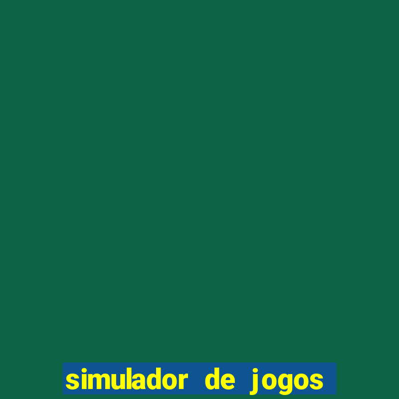 simulador de jogos de aposta