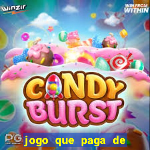 jogo que paga de verdade no pix sem depositar nada