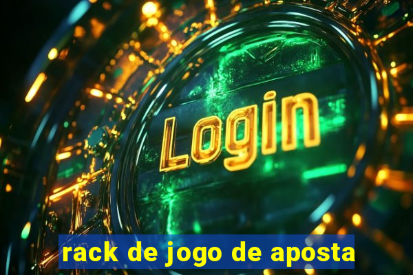 rack de jogo de aposta