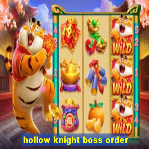 hollow knight boss order