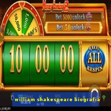 william shakespeare biografia