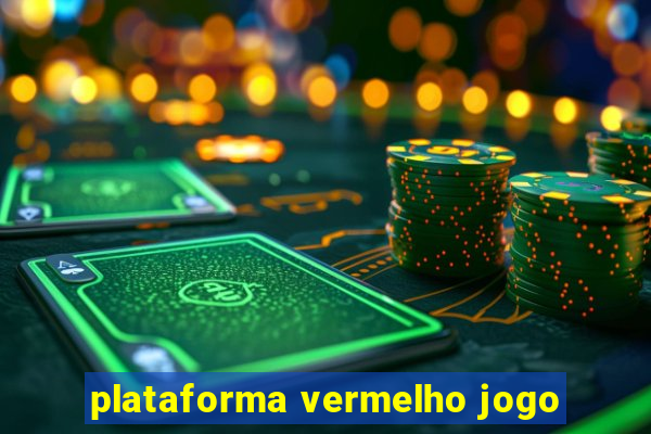 plataforma vermelho jogo