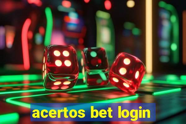 acertos bet login